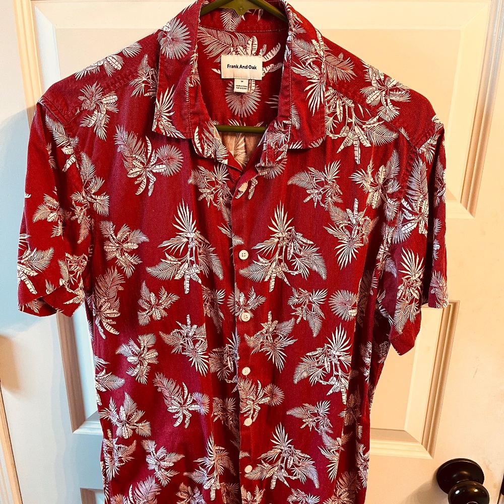 Floral Shirt - Frank and Oak - size M